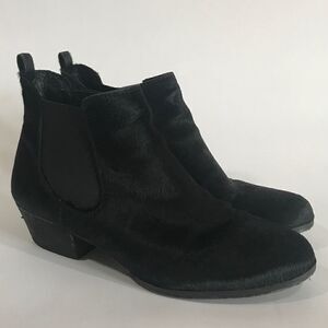 Vince Camuto Black Pony Ankle Booties